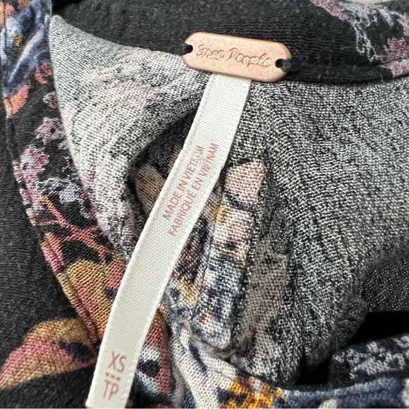 2/$50🍑 FREE PEOPLE Snap Out Of It Sleeveless Tree Swing Tunic Dress XS - Picture 6 of 7